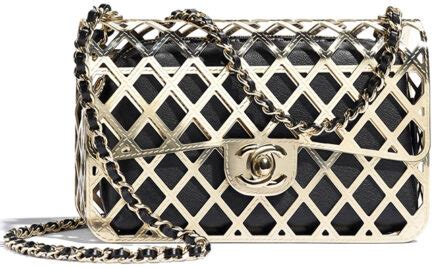 chanel gold metal cage bag|chanel gold bag 2021.